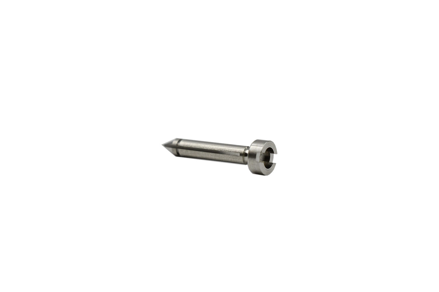 Precision Machined Component #1359: Material – Stainless Steel; Test & Measurement Industry; Size: 0.87″L X 0.23″D Test/Measurement Industry