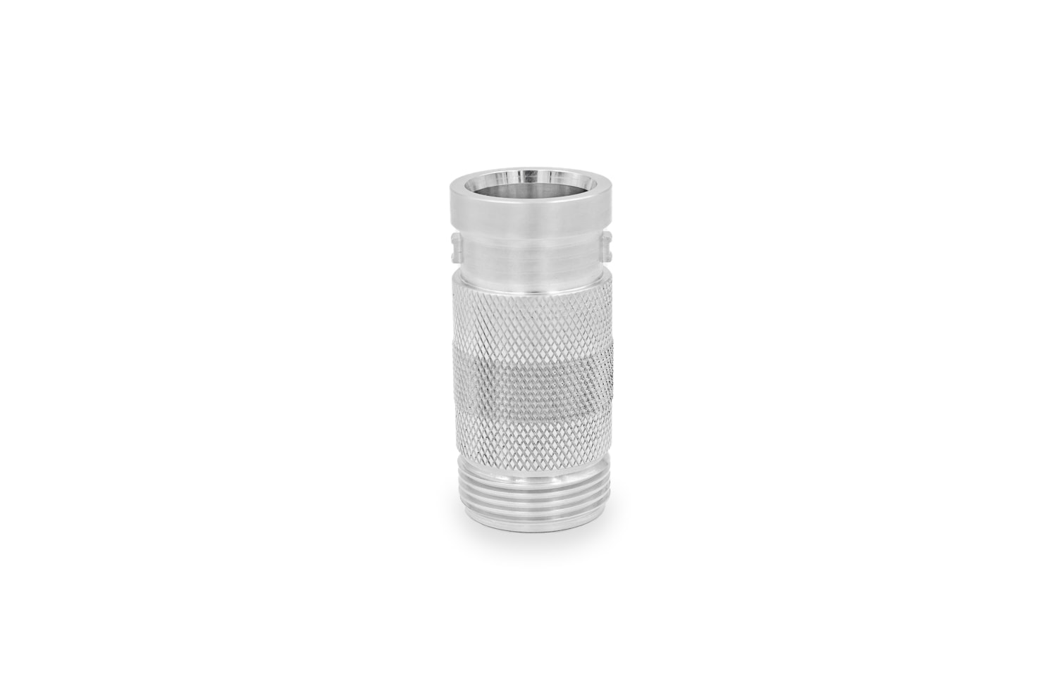Precision Machined Component #1494: Material – Aluminum; Test & Measurement Industry; Size: 2.067″L X 0.955″D Aluminum Precision Machined Part - Test & Measurement